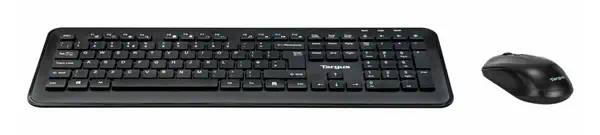 Targus AKM610UK clavier Souris incluse Universel RF sans Targus - visuel 1 - hello RSE - Conception confortable
