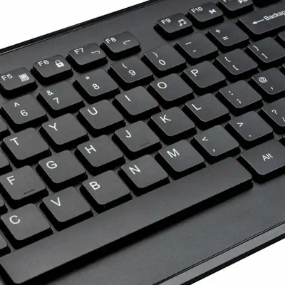 Targus AKM610UK clavier Souris incluse Universel RF sans Targus - visuel 1 - hello RSE - Fonctionnalité polyvalente