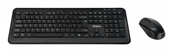 Targus AKM610UK clavier Souris incluse Universel RF sans fil QWERTY Anglais Noir - Pack Clavier, souris - visuel 1