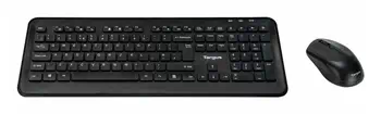 Livraison gratuite Targus AKM610UK clavier Souris incluse Universel RF sans fil QWERTY Anglais Noir