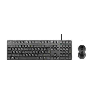 Targus AKM622FR clavier Souris incluse Universel USB AZERTY Français Noir - Pack Clavier, souris - visuel 1
