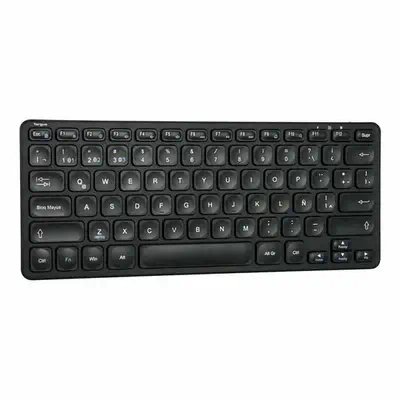 Targus AKB862ES clavier Universel Bluetooth QWERTY Espagnole Noir Targus - visuel 1 - hello RSE - Conception compacte pour la portabilité