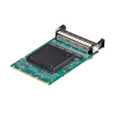 Carte Réseau à 4 Ports RJ45 Gigabit OCP 3.0 avec Intel® I350-AM4, Carte Réseau Serveur Compatible SF - StarTech - Accessoire Réseau - visuel 2