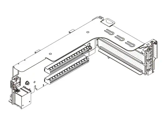 LENOVO ThinkSystem V3 2U E/x16/x16 PCIe G4 Riser 1/2 - Lenovo - Accessoire Serveur - visuel 1
