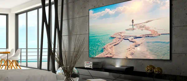 Optoma ALR101 écran de projection 2,54 m (100") Optoma - visuel 1 - hello RSE - Solution élégante pour tous les espaces de vie