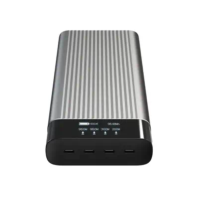 HYPER HJ245B banque d'alimentation électrique 27000 mAh Argent Hyper - visuel 1 - hello RSE - Chargez au fur et à mesure que vous l'utilisez