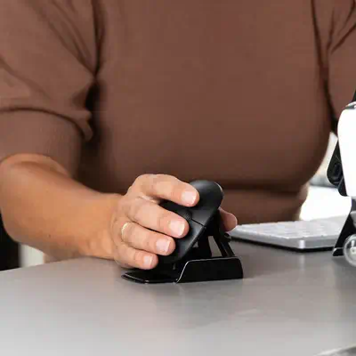 Souris Ergonomique R-Go HE Twister avec logiciel de pause, ambidextre, M (longueur main 165-185 mm)  - R-Go Tools - visuel 4