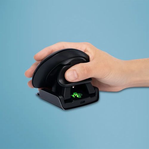 Achat R-Go Tools Souris ergonomique ambidextre R-Go Twister pour droitiers et gauchers, souris verticale avec indicateur de pause LED, souris pliable, connexion Bluetooth et filaire au meilleur prix