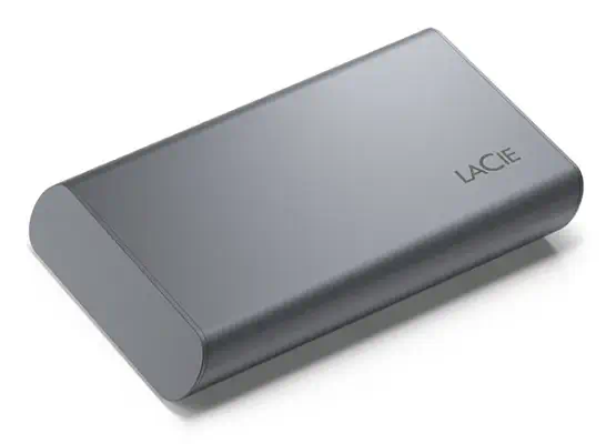LaCie Mobile SSD Secure Technologie Thunderbolt 500 Go USB Type-C 3.2 Gen 2 (3.1 Gen 2) Gris - Disque dur Externe - visuel 1