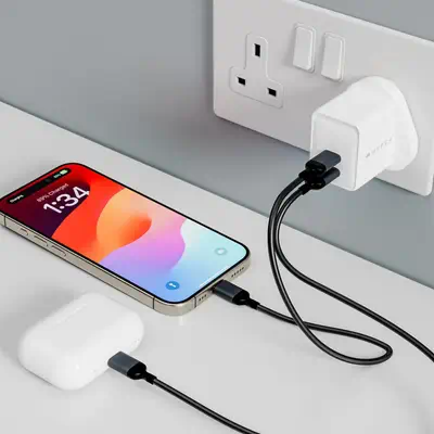 HYPER HyperJucie Universel Blanc Secteur Charge rapide Intérieure - Boitier d'alimentation - visuel 10