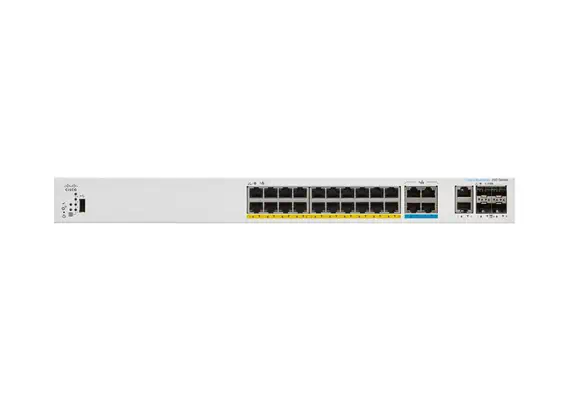 Cisco Catalyst C1300-24MGP-4X commutateur réseau Géré L2/L3 Connexion Cisco - visuel 1 - hello RSE - PORTS DU COMMUTATEUR