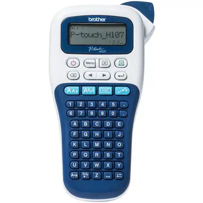 Brother PT-H107B étiqueteuse P-touch bleue foncée Brother - visuel 1 - hello RSE - Elle vous suivra partout