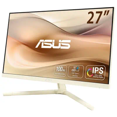 ASUS VU279CFE-M écran plat de PC 68,6 cm (27") 1920 x 1080 pixels Full HD LCD Beige - Asus - Ecran Ordinateur - visuel 1