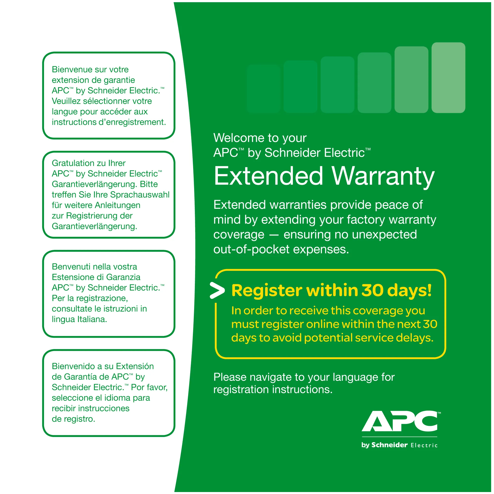 Vente Extension de garantie Périphériques APC 1 Year Extended Warranty for 1 Easy UPS SMV/SMVS