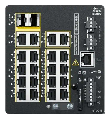 Cisco Catalyst IE3105 Géré L2/L3 Gigabit Ethernet (10/100/1000) Noir - Switchs et Hubs - visuel 1