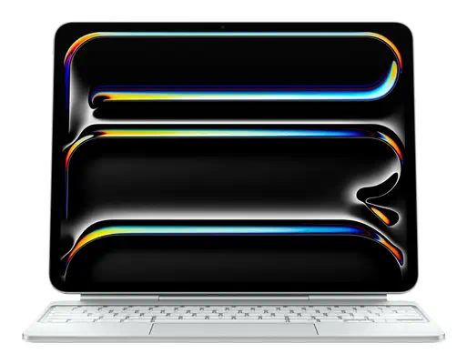 Magic Keyboard pour iPad Pro 13 pouces (M4) - Français - Blanc - Apple - Clavier - visuel 6