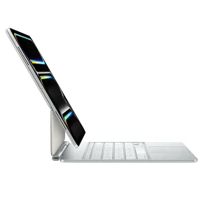 Magic Keyboard pour iPad Pro 13 pouces (M4) - Français - Blanc - Apple - Clavier - visuel 4