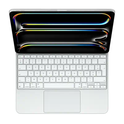 Magic Keyboard pour iPad Pro 13 pouces (M4) - Français - Blanc - Apple - Clavier - visuel 2