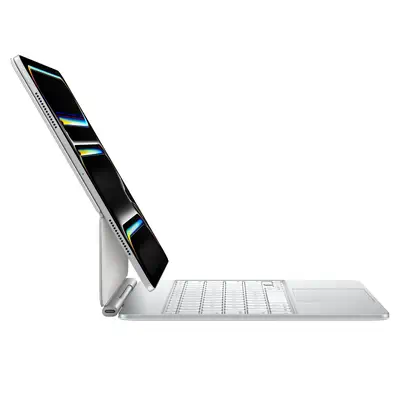 Magic Keyboard pour iPad Pro 13 pouces (M4) - Anglais américain - Blanc - Apple - Clavier - visuel 4