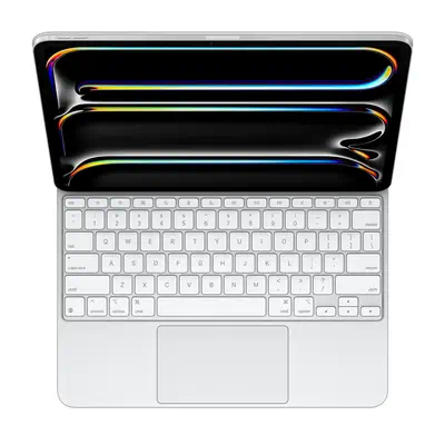 Magic Keyboard pour iPad Pro 13 pouces (M4) - Anglais américain - Blanc - Apple - Clavier - visuel 2