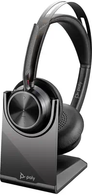 Micro-casque Poly Voyager Focus 2 USB-C-C + adaptateur Poly - visuel 1 - hello RSE - Utilis. aisée