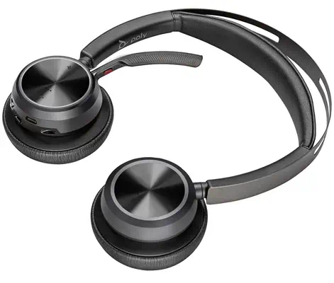 Micro-casque Poly Voyager Focus 2 USB-C-C + adaptateur Poly - visuel 1 - hello RSE - Options de connectivité