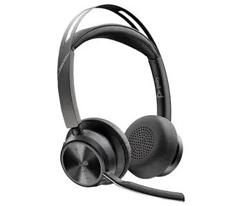 Micro-casque Poly Voyager Focus 2 USB-C-C certifié Microsoft Teams + adaptateur USB-C/A +base de cha achat