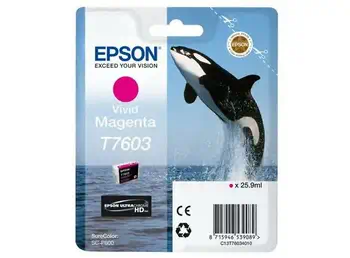 Vente Cartouches d'encre EPSON T7603 ink cartridge vivid magenta high capacity 25