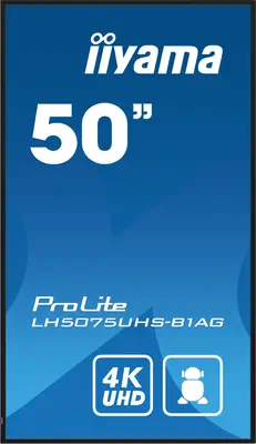 iiyama LH5075UHS-B1AG Écran d'affichage dynamique Écran plat de signalisation numérique 125,7 cm (49 - Ecran Ordinateur - visuel 3
