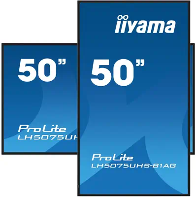 iiyama LH5075UHS-B1AG Écran d'affichage dynamique Écran plat de signalisation numérique 125,7 cm (49 - Ecran Ordinateur - visuel 5