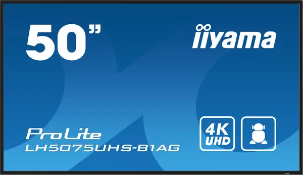 iiyama LH5075UHS-B1AG Écran d'affichage dynamique Écran plat de signalisation numérique 125,7 cm (49 - Ecran Ordinateur - visuel 2