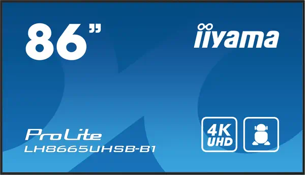 Vente Affichage dynamique iiyama LH8665UHSB-B1 sur hello RSE