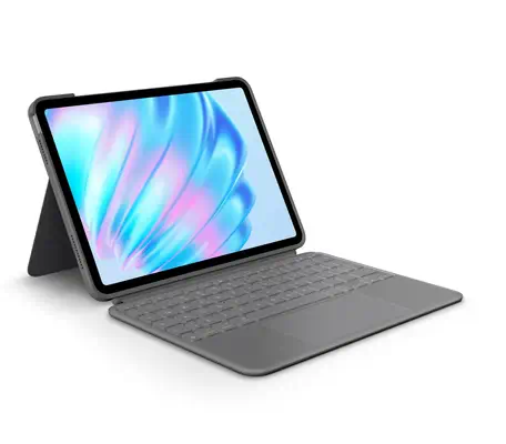 Logitech Combo Touch QWERTY Italien Smart Connector Gris - Clavier - visuel 10