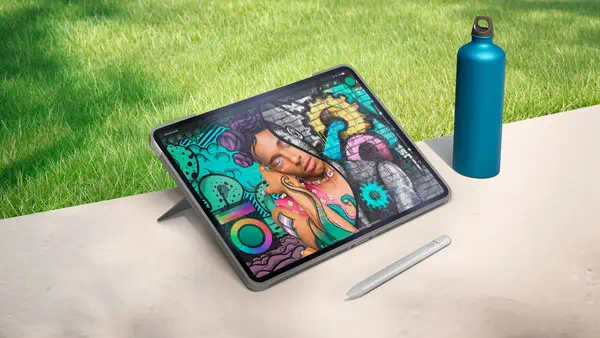 Logitech Combo Touch QWERTZ Allemand Smart Connector Gris - Clavier - visuel 3