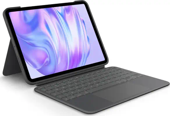 Logitech Combo Touch QWERTY Anglais britannique Smart Connector Graphite - Clavier - visuel 1
