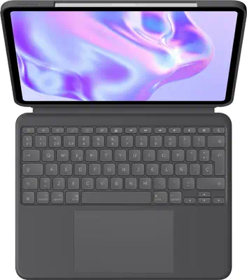 Logitech Combo Touch QWERTY Espagnole Smart Connector Graphite - Clavier - visuel 2