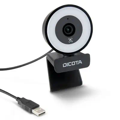 DICOTA D32066 webcam 5 MP 2592 x 1944 pixels USB 2.0 Noir - Dicota - Webcam - visuel 3