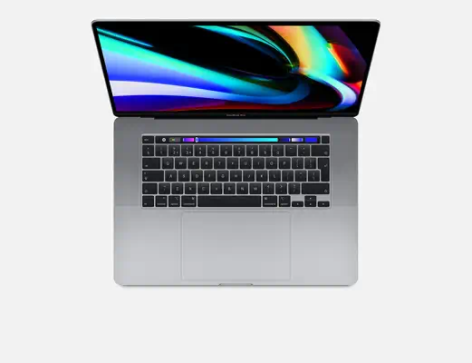 MacBook Pro Touch Bar 16" i7 2,6 GHz 16Go 512Go SSD 2019 Gris - Grade Reconditionné en France Bon ét - Apple - PC Portable reconditionné - visuel 1