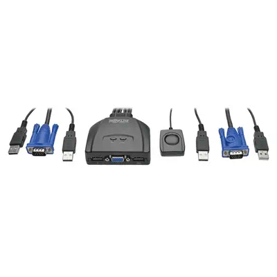 Tripp Lite B032-VU2 commutateur écran, clavier et souris Tripp Lite - visuel 1 - hello RSE - Contrôle sans effort