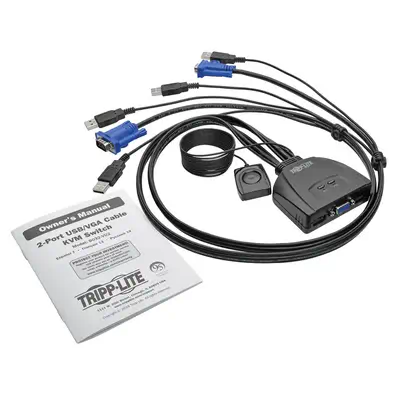 Tripp Lite B032-VU2 commutateur écran, clavier et souris Noir - Switchs et Hubs - visuel 7