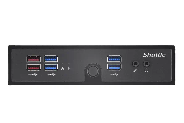 XPC slim Barebone DS50U5, i5-1335U, 2x LAN (1x 2.5Gbit ,1x 1Gbit), 1xCOM,1xHDMI,1xDP, 1x VGA, fanles - Shuttle - visuel 7