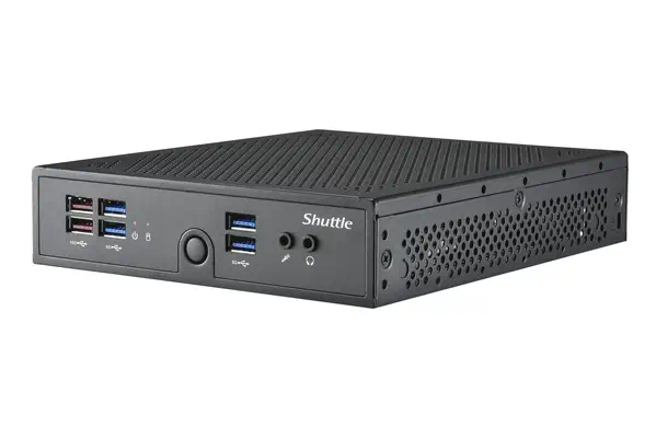 XPC slim Barebone DS50U5, i5-1335U, 2x LAN (1x 2.5Gbit ,1x 1Gbit), 1xCOM,1xHDMI,1xDP, 1x VGA, fanles - Shuttle - visuel 5