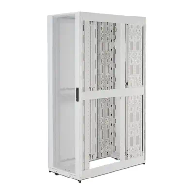 APC AR3157W étagère 48U Rack autonome Blanc APC - visuel 1 - hello RSE - Mise à la terre électrique intégrée