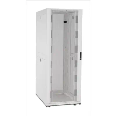 APC AR3157W étagère 48U Rack autonome Blanc APC - visuel 1 - hello RSE - Portes à démontage rapide