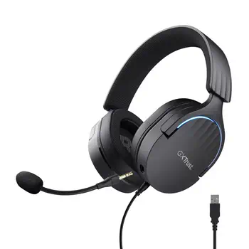 Revendeur officiel Trust GXT 490 FAYZO Casque Avec fil Arceau Jouer USB Type-A Noir