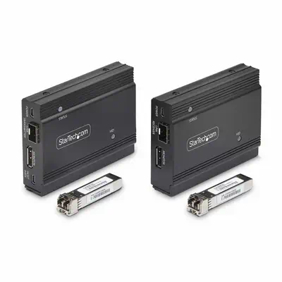 Extendeur KVM DisplayPort sur Fibre Optique, 4K 60Hz, Kit d'Extension de Console, Jusqu'à 300m (Mult - StarTech - Disque dur Externe - visuel 7