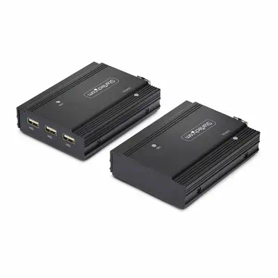 Extendeur KVM DisplayPort sur Fibre Optique, 4K 60Hz, Kit d'Extension de Console, Jusqu'à 300m (Mult - StarTech - Disque dur Externe - visuel 2