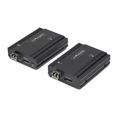 Extendeur KVM DisplayPort sur Fibre Optique, 4K 60Hz, Kit d'Extension de Console, Jusqu'à 300m (Mult - StarTech - Disque dur Externe - visuel 1