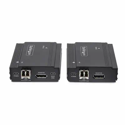 Extendeur KVM DisplayPort sur Fibre Optique, 4K 60Hz, Kit d'Extension de Console, Jusqu'à 300m (Mult - StarTech - Disque dur Externe - visuel 3