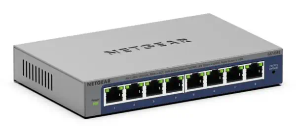 NETGEAR GS108Ev4 Non-géré L2/L3 Gigabit Ethernet (10/100/1000) Gris - Netgear - Switchs et Hubs - visuel 2